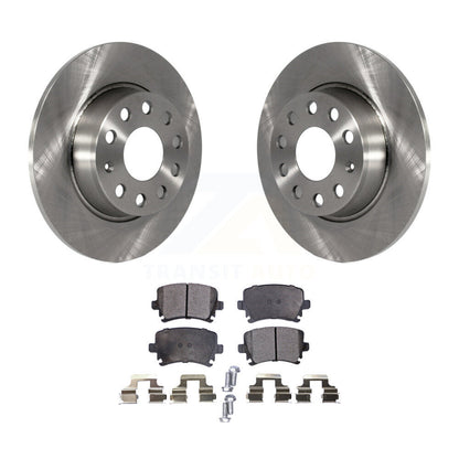 Rotors de frein arrière et Kit de plaquettes semi-métalliques pour Volkswagen GTI Eos Audi A3 Quattr