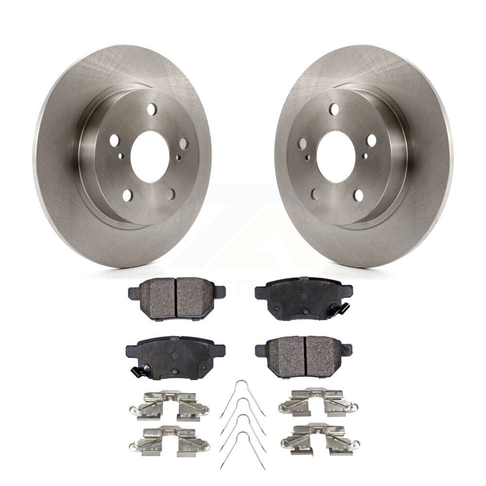 Kit de disques de frein à disque arrière et plaquettes semi-métalliques pour Scion tC 2011-2016