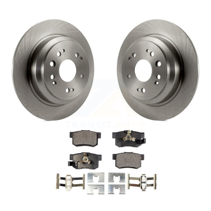 Kit de disques de frein à disque arrière et plaquettes semi-métalliques pour Honda Accord Crosstour