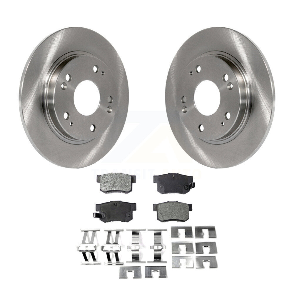 Kit de disques de frein à disque arrière et plaquettes semi-métalliques pour Honda CR-Z 2011-2015