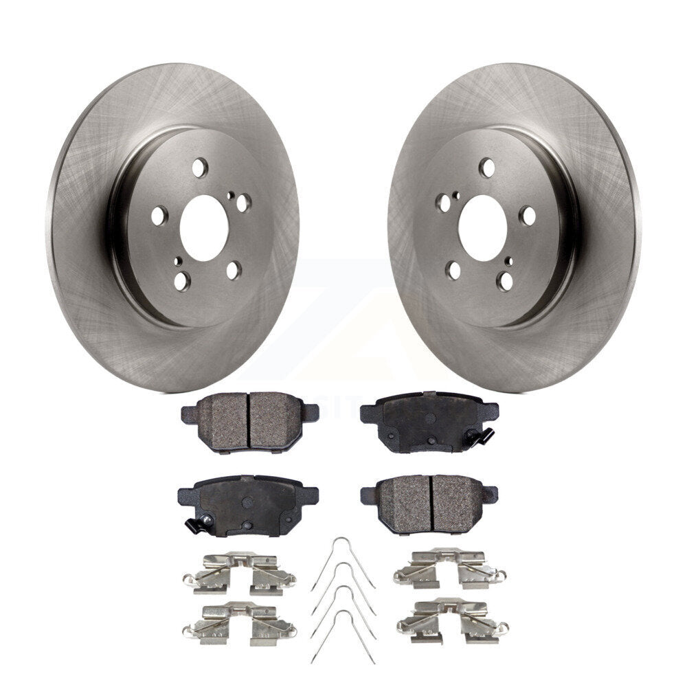 Kit de disques de frein à disque arrière et plaquettes semi-métalliques pour Lexus CT200h K8F-101919