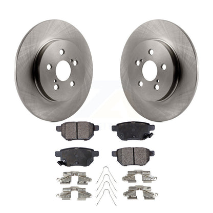 Kit de disques de frein à disque arrière et plaquettes semi-métalliques pour Lexus CT200h K8F-101919