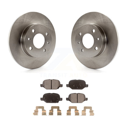 Kit disques de frein à disque arrière et plaquettes semi-métalliques pour Fiat 500 K8F-101923