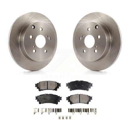Kit de disques de frein à disque arrière et plaquettes semi-métalliques pour Toyota Prius V Mirai