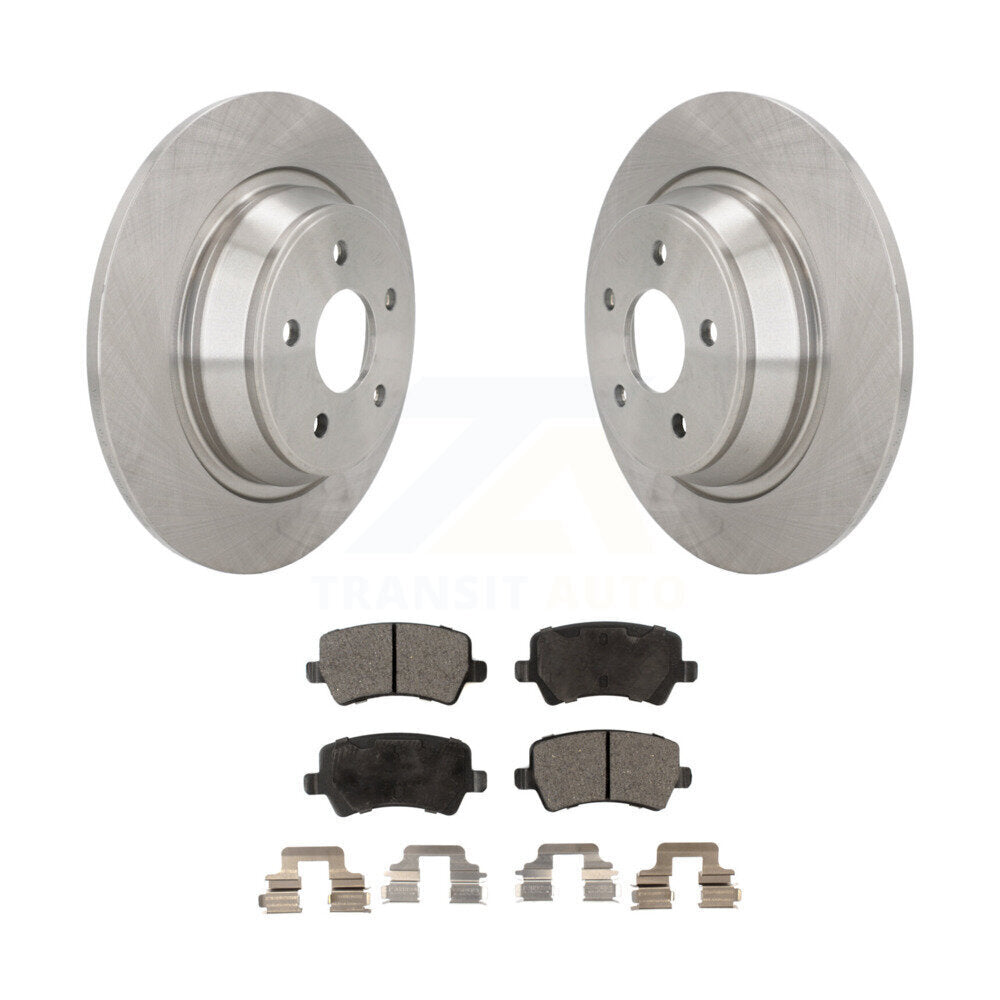 Kit de rotor de frein arrière et de plaquettes semi-métalliques pour Land Rover Range Evoqu 2012-2015