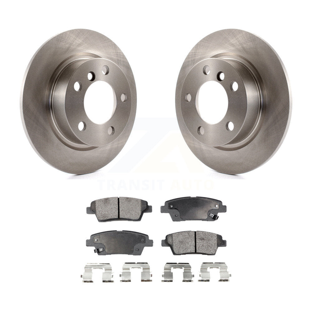 Rotor de frein à disque arrière et Kit de plaquettes semi-métalliques pour Mini Cooper Countryman Pacema
