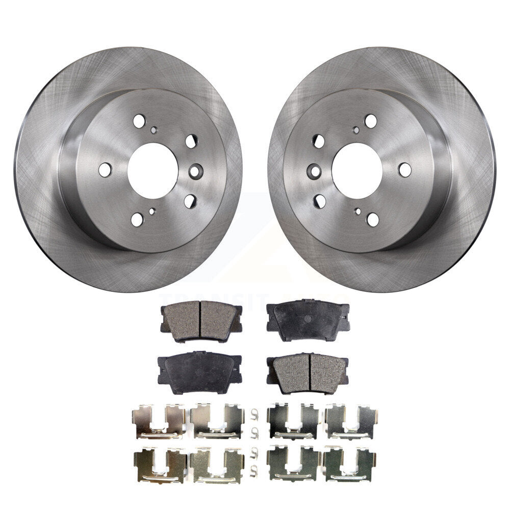 Kit de plaquettes de frein à disque arrière, Rotors semi-métalliques, pour Toyota Camry Lexus ES350 Avalo