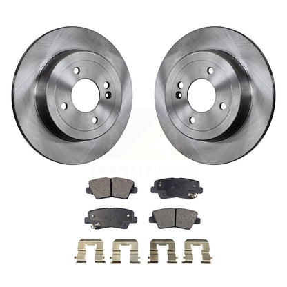 Kit de disques de frein à disque arrière et de plaquettes semi-métalliques pour Hyundai Accent 2011
