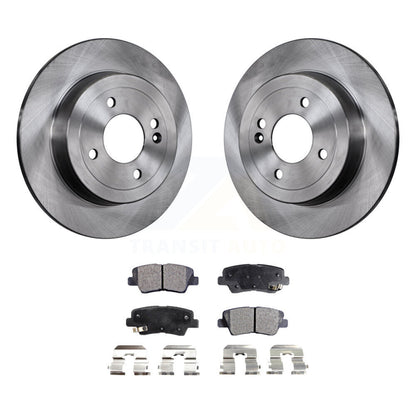 Kit de disques de frein à disque arrière et plaquettes semi-métalliques pour Hyundai Accent Kia Rio
