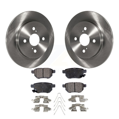 Kit de disques de frein à disque arrière et plaquettes semi-métalliques pour Toyota Yaris 2012-2018
