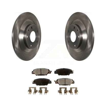 Kit de disques de frein à disque arrière et plaquettes semi-métalliques pour Mazda CX-5 2016-2024