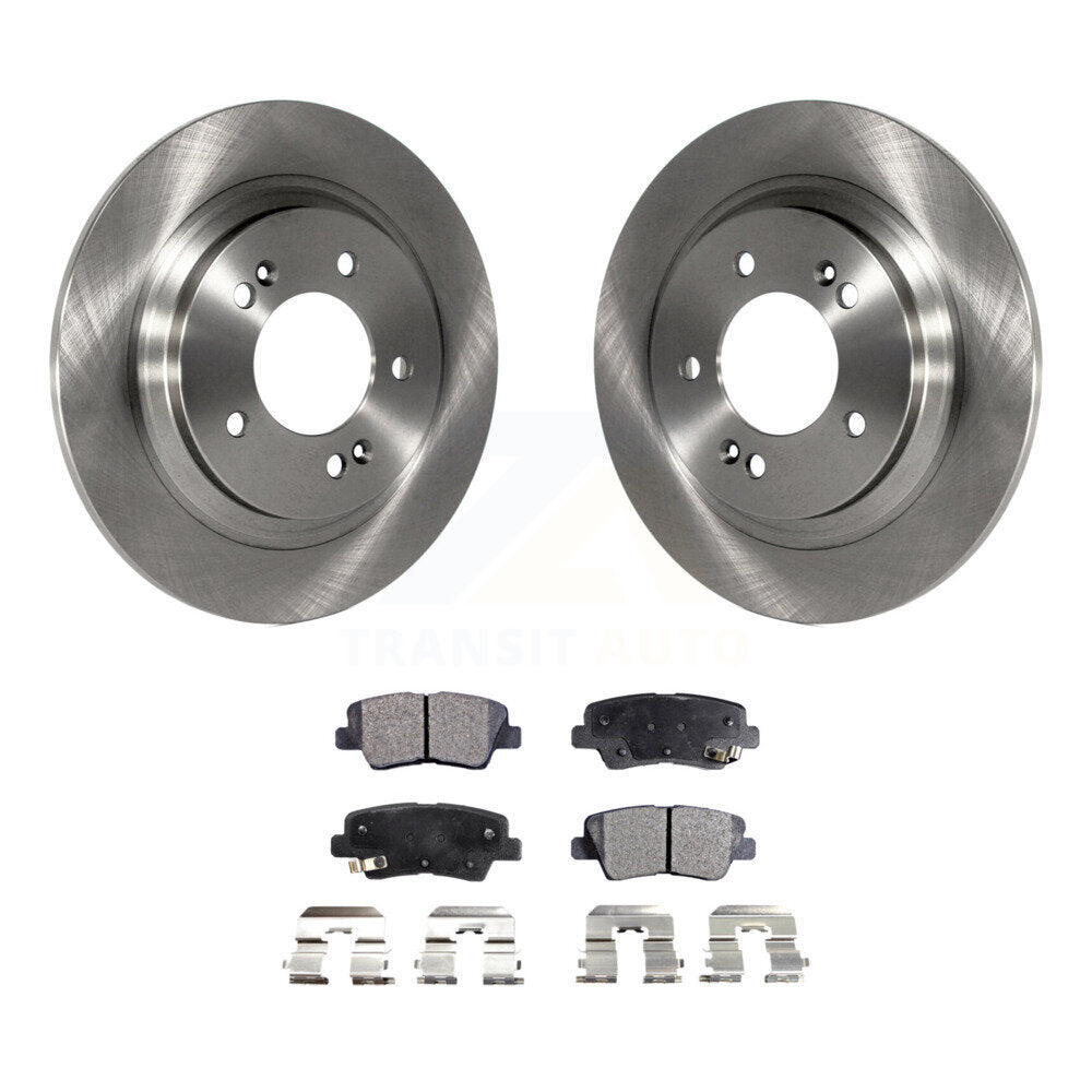 Kit de rotor de frein arrière et de plaquettes semi-métalliques pour Kia Optima Hyundai Sonata Soul E