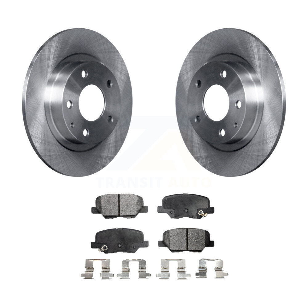 Kit de disques de frein à disque arrière et plaquettes semi-métalliques pour Mazda 6 2014-2015