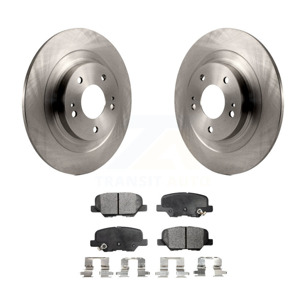 Kit de rotor de frein arrière et de plaquettes semi-métalliques pour Mitsubishi RVR Outlander PHEV Spor