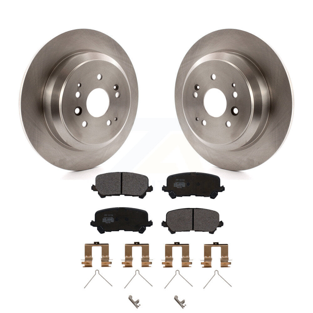 Kit de disques de frein à disque arrière et plaquettes semi-métalliques pour Acura MDX 2014-2016