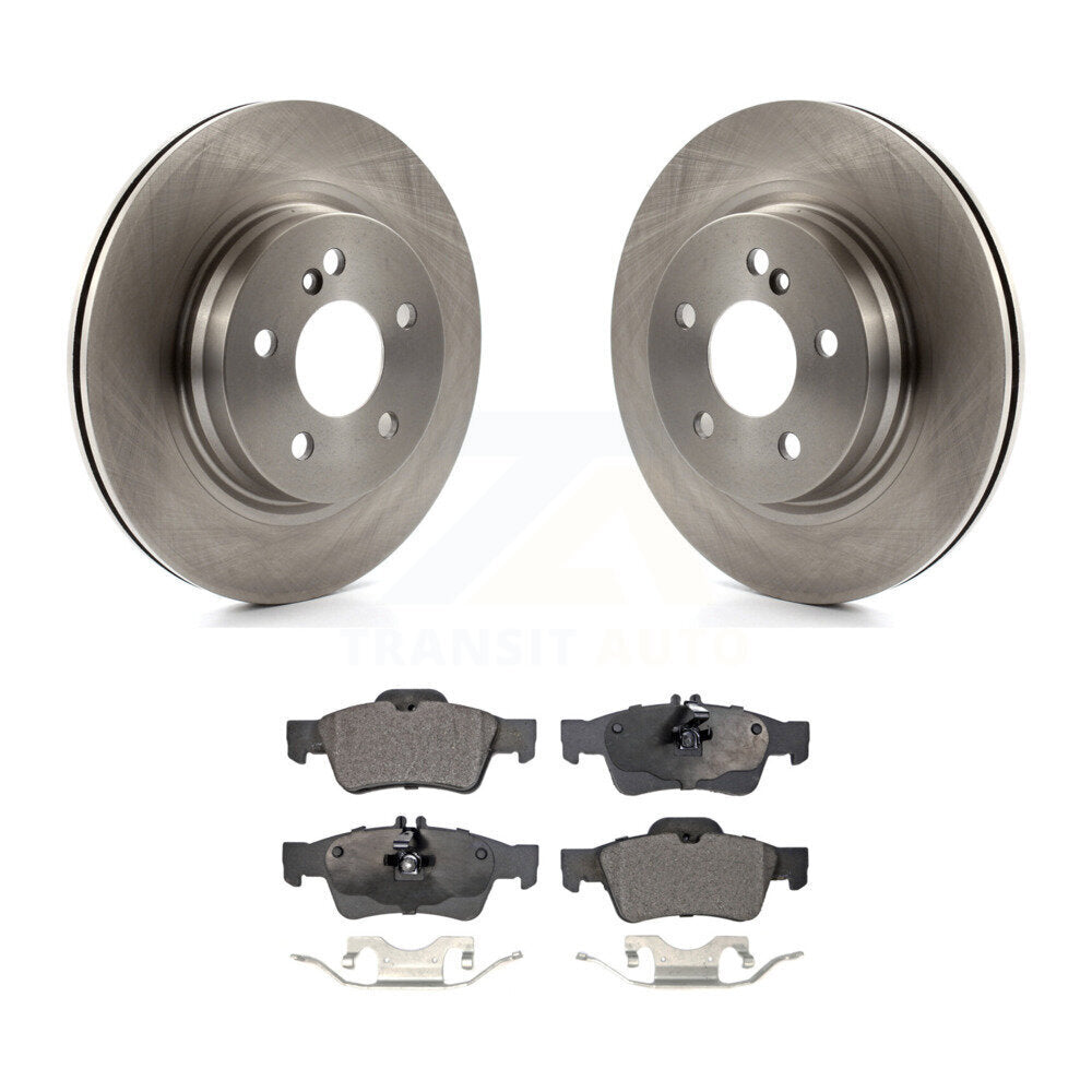 Kit de disques de frein à disque arrière et plaquettes semi-métalliques pour Mercedes-Benz E550