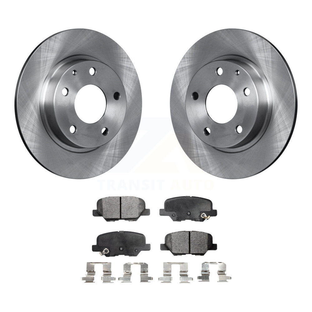 Kit de disques de frein à disque arrière et plaquettes semi-métalliques pour Mazda 3 Sport K8F-101958