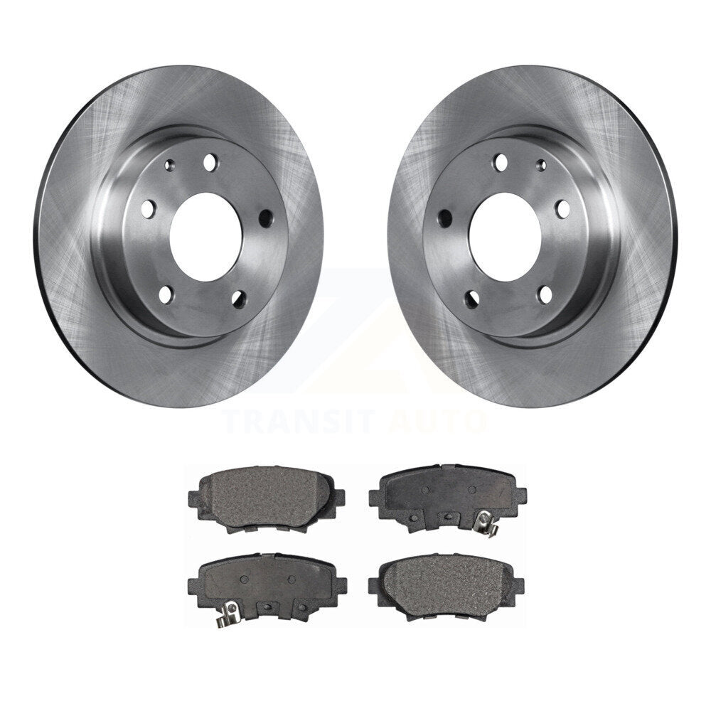 Kit de disques de frein à disque arrière et plaquettes semi-métalliques pour Mazda 3 Sport K8F-101959