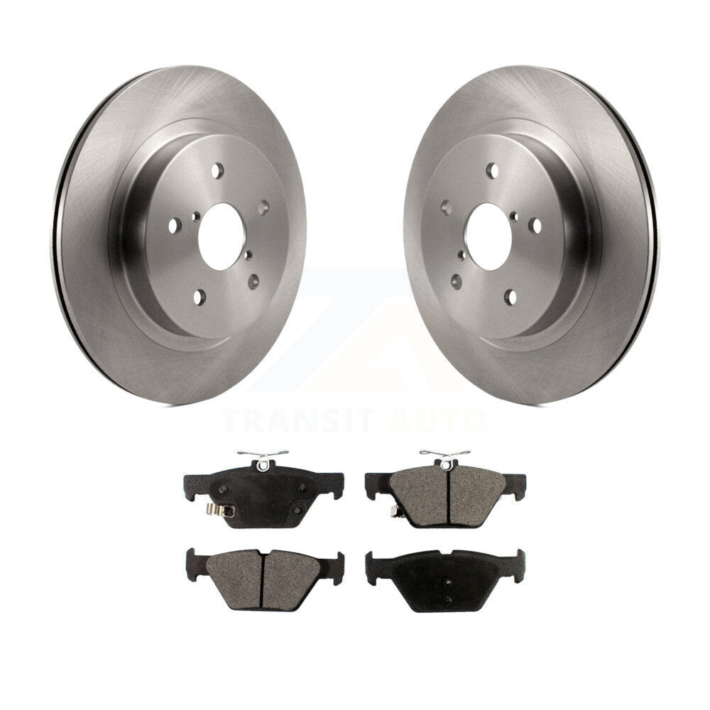 Kit de disques de frein à disque arrière et plaquettes semi-métalliques pour Subaru Outback WRX Legacy
