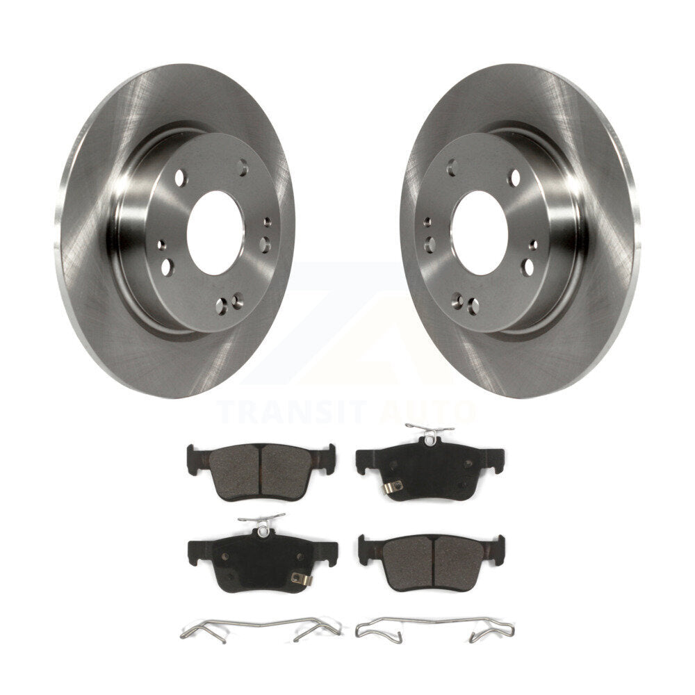 Kit de disques de frein à disque arrière et plaquettes semi-métalliques pour Honda Civic K8F-101968