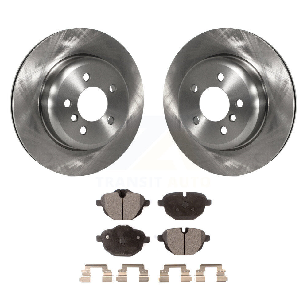 Rotors de frein à disque arrière et Kit de plaquettes semi-métalliques pour BMW 535i xDrive 528i 535d