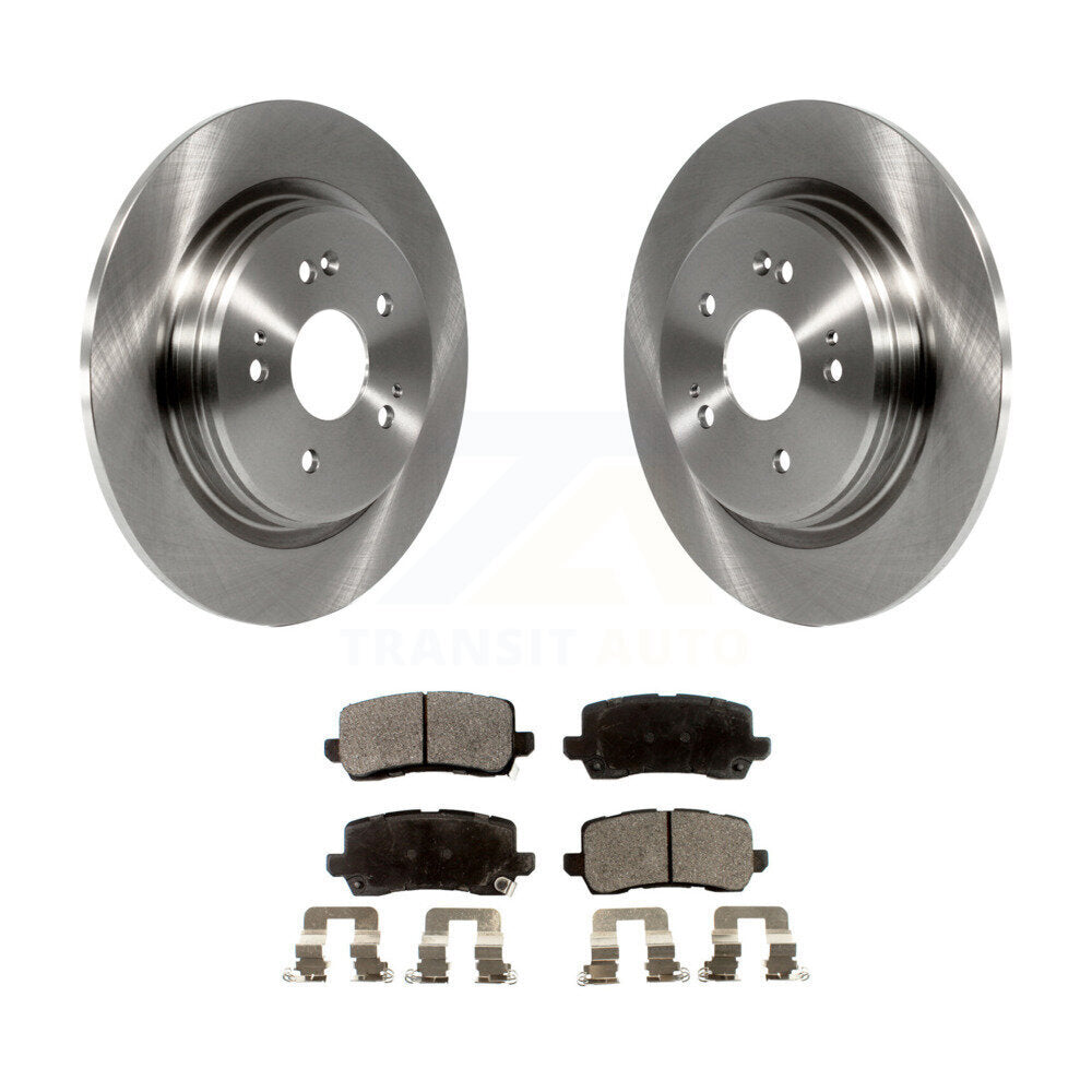 Kit de disques de frein à disque arrière et de plaquettes semi-métalliques pour Acura TLX 2015-2020