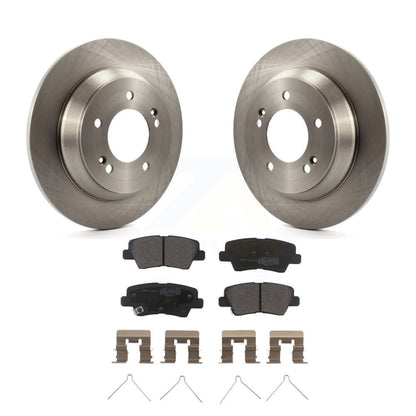 Kit de plaquettes semi-métalliques de Rotor de frein arrière pour Kia Rondo avec stationnement électrique