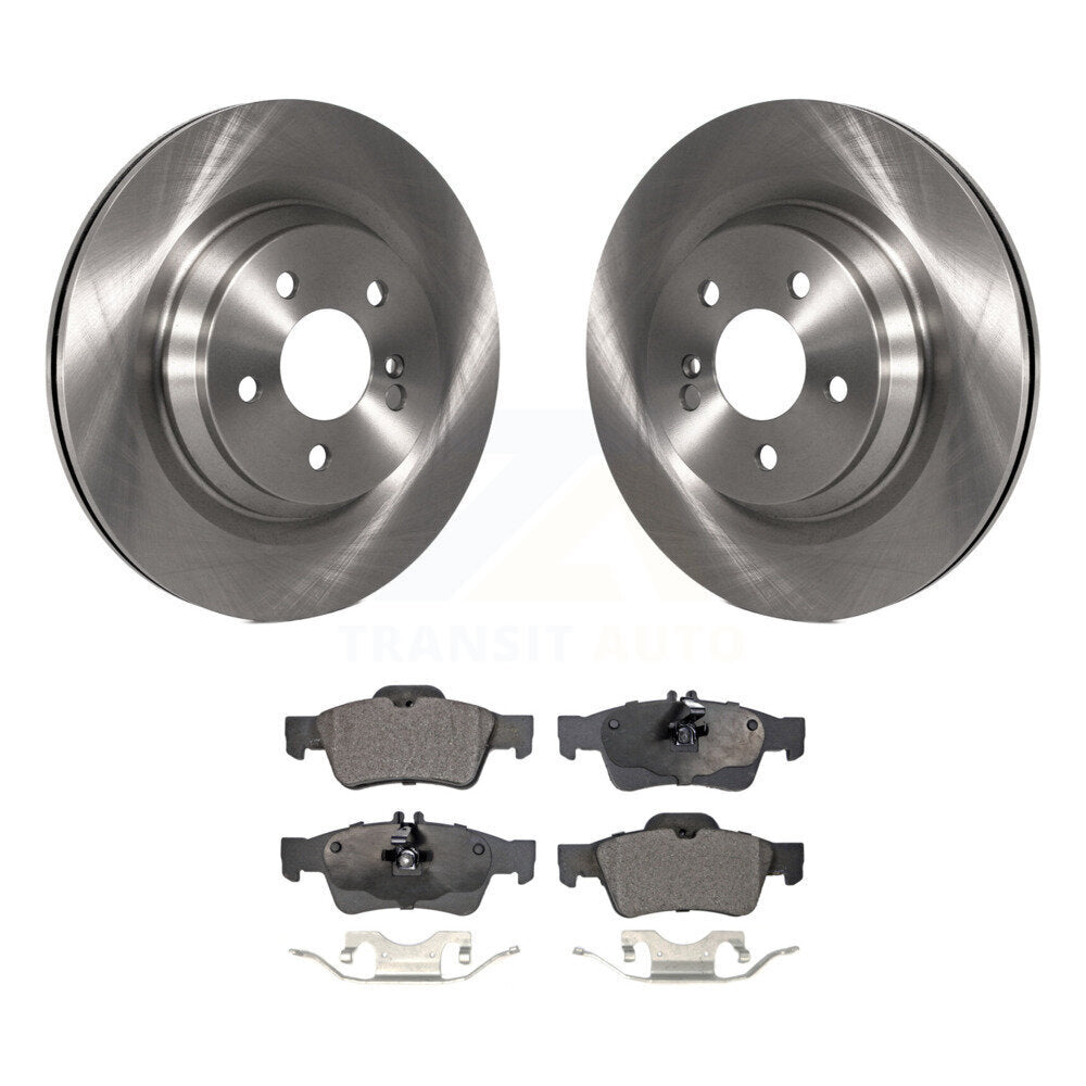 Rotors de frein arrière et Kit de plaquettes semi-métalliques pour Mercedes-Benz S550 S450 SL550 S35