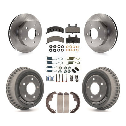 Kit de tambour à plaquettes semi-métalliques de rotors de frein avant et arrière (7 pièces) pour Chevrolet Astro GM