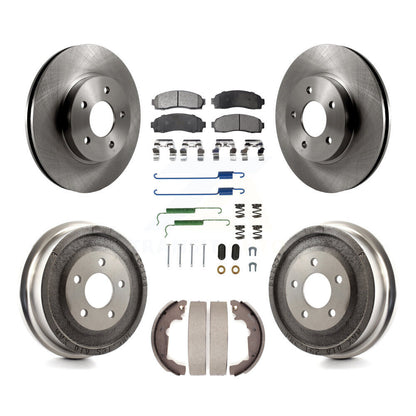 Kit de tambour à plaquettes semi-métalliques pour Rotor de frein avant et arrière (7 pièces) pour Saturn Vue Chevrole