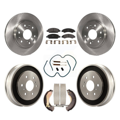 Kit de plaquettes et tambours semi-métalliques pour Rotor de frein avant et arrière (7 pièces) pour Chevrolet GMC 150
