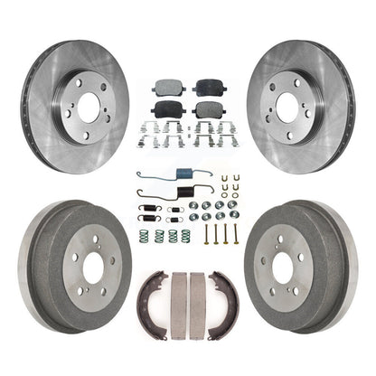 Kit de plaquettes et tambours semi-métalliques pour Rotor de frein avant et arrière (7 pièces) pour Toyota Solara 2.2
