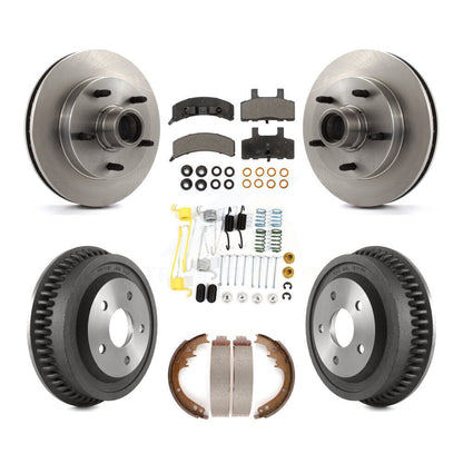 Kit de plaquettes et de tambour semi-métalliques pour Rotor de frein avant et arrière (7 pièces) pour Dodge Ram 1500 RW