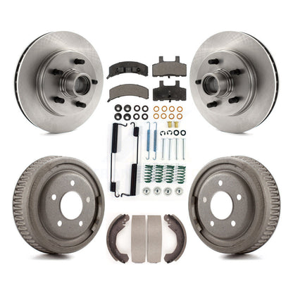 Kit de tambour à plaquettes semi-métalliques pour rotors de frein avant et arrière (7 pièces) pour C1500 Chevrolet GM