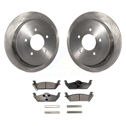 Kit de disques de frein à disque arrière et plaquettes semi-métalliques pour Ford F-150 K8F-102225