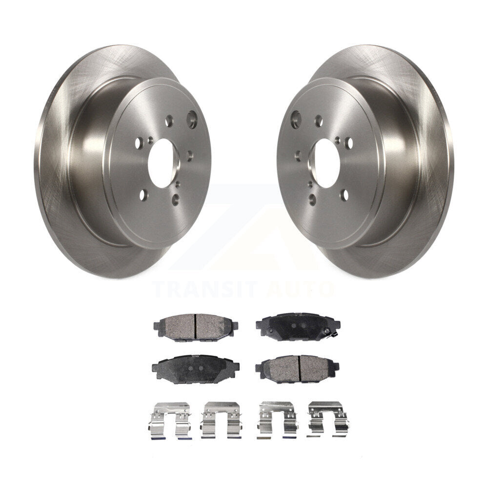 Kit de disques de frein à disque arrière et plaquettes semi-métalliques pour Subaru WRX K8F-102226