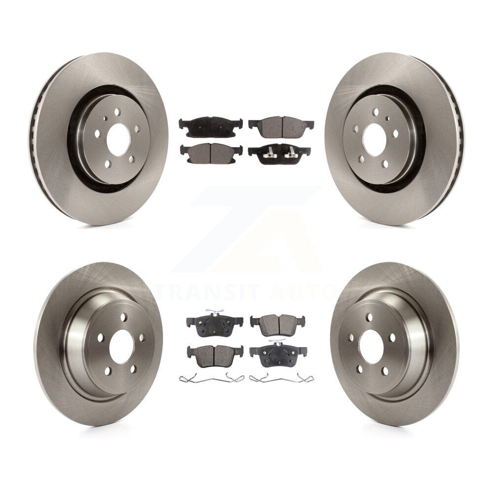 Kit de plaquettes de frein semi-métalliques pour Rotors de frein avant et arrière, pour Ford Edge Lincoln Nautilus MK
