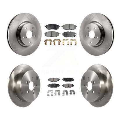 Kit de disques de frein à disque avant et arrière et plaquettes semi-métalliques pour Subaru WRX