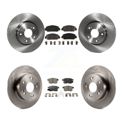 Kit de rotors de frein à disque avant et arrière et plaquettes semi-métalliques pour Honda Accord