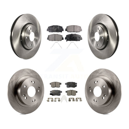 Kit de rotors de frein à disque avant et arrière et plaquettes semi-métalliques pour Honda Accord
