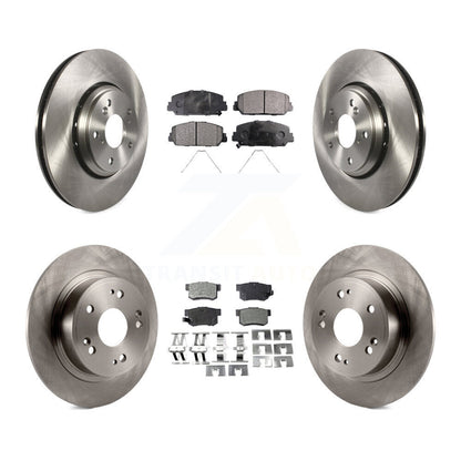 Kit de disques de frein à disque avant et arrière et plaquettes semi-métalliques pour Acura ILX 2017 – 2022