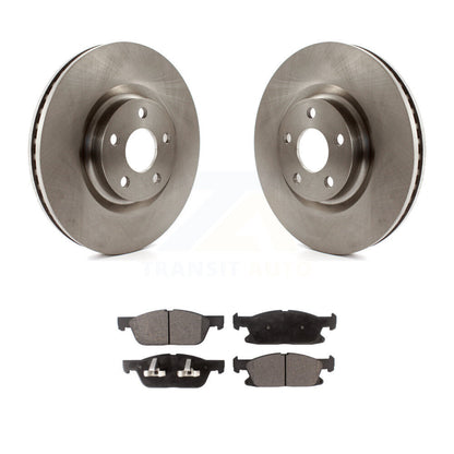 Kit de disques de frein à disque avant et plaquettes semi-métalliques pour Ford Edge K8F-102244