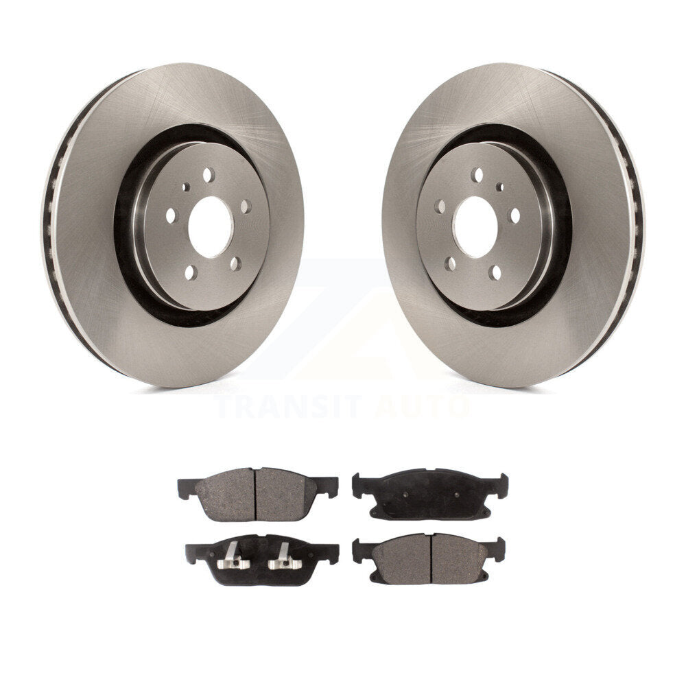 Kit de plaquettes de frein à disque avant, Rotors semi-métalliques, pour Ford Edge Lincoln Nautilus MK