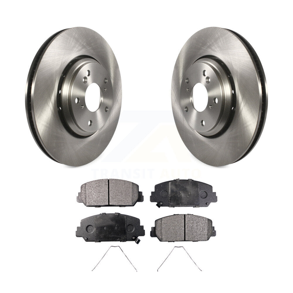 Rotors de frein à disque avant et Kit de plaquettes semi-métalliques pour Honda Civic Accord Acura IL
