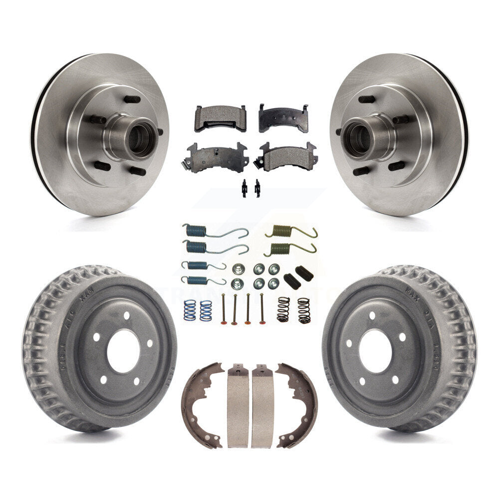 Kit de tambour à plaquettes semi-métalliques pour Rotor de frein avant et arrière (7 pièces) pour GMC Sonoma Chevrole