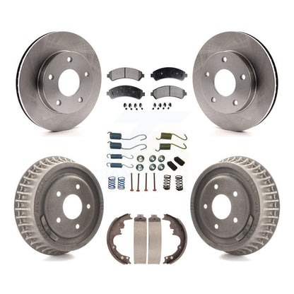 Kit de tambour à plaquettes semi-métalliques pour Rotor de frein avant et arrière (7 pièces) pour Chevrolet Blazer GM