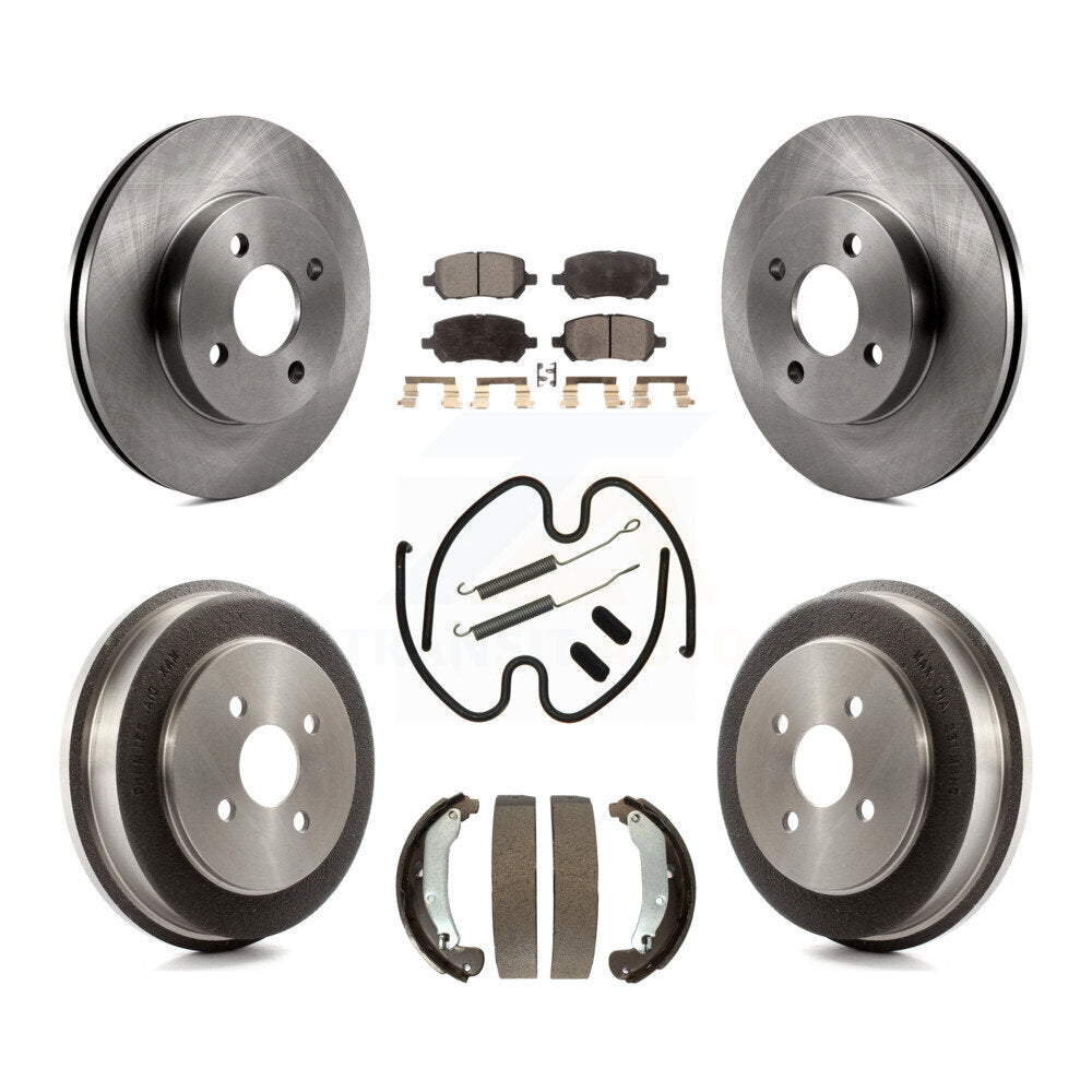 Kit de tambour à plaquettes semi-métalliques pour Rotor de frein avant et arrière (7 pièces) pour Pontiac Chevrolet G