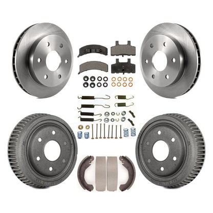 Kit de tambour à plaquettes semi-métalliques pour Rotor de frein avant et arrière (7 pièces) pour Chevrolet Blazer 4W