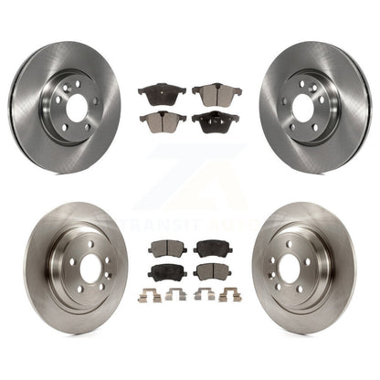 Kit de rotors de frein à disque avant et arrière et plaquettes semi-métalliques pour Volvo V70 K8F-10234