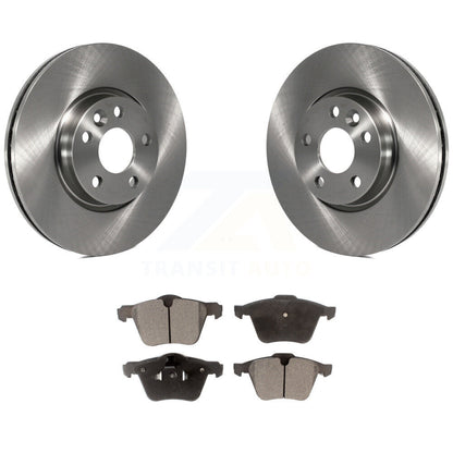Kit de disques de frein à disque avant et plaquettes semi-métalliques pour Volvo V70 K8F-102486